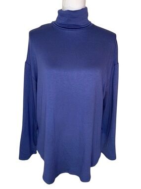 NWT Yana K Fleece Kayla Sweater Turtleneck Top Women One Size
